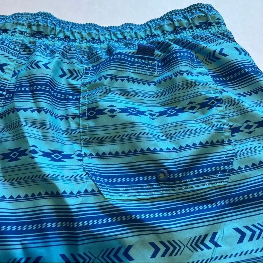 George Men's Swim Trunks Blue Arrow Pattern 2XL(44-46)